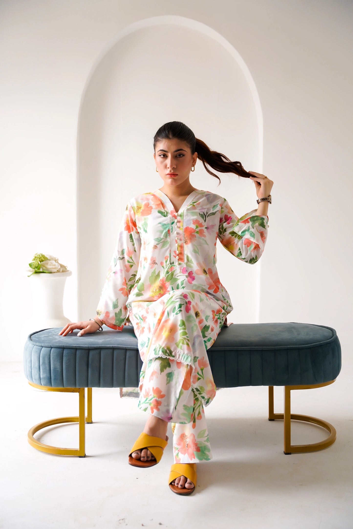 Jasmine Glow 2 Piece Stitched Co-ords