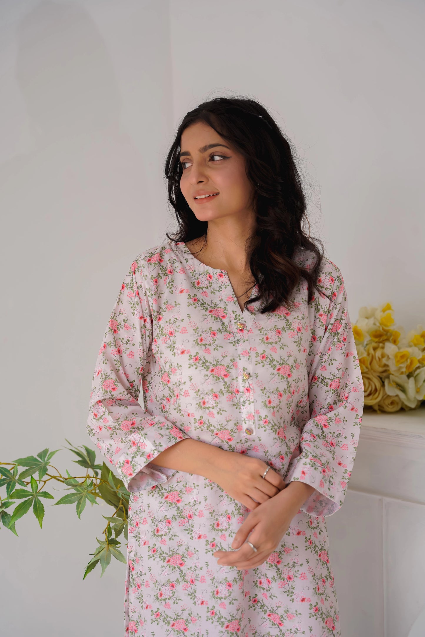 Azalea Gold 2 Piece Stitched Co-ords