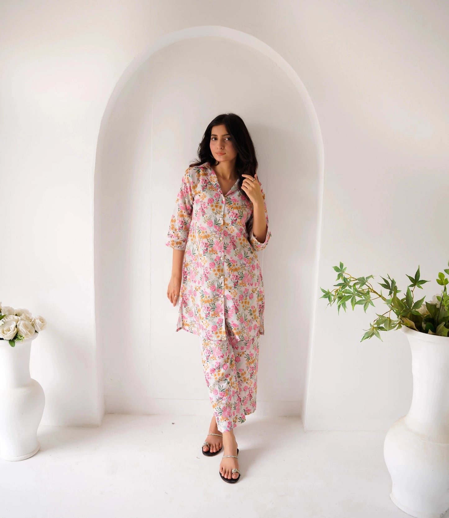 Lotus Grace 2 Piece Stitched Co-ords
