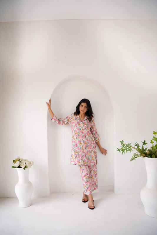 Lotus Grace 2 Piece Stitched Co-ords